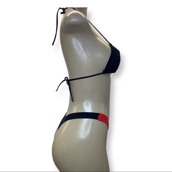 Indecent Proposal Size Small. Made by Zuliana Peekaboo Thong Bikini Set - Picture 2 of 9